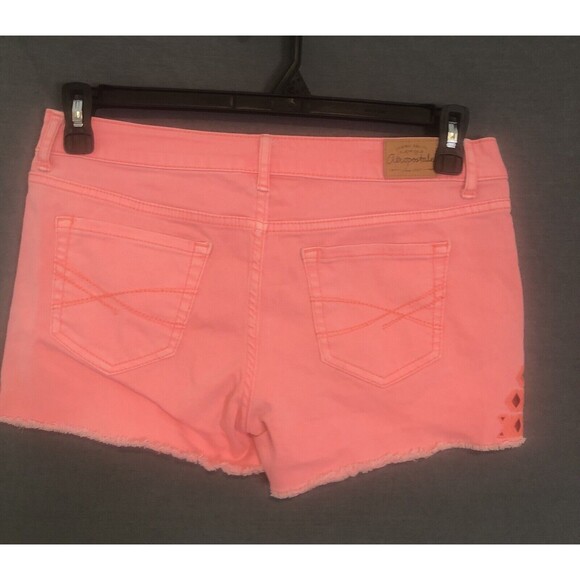 Women’s Aeropostale Pink Jean Shorts Size 8 - Picture 5 of 5